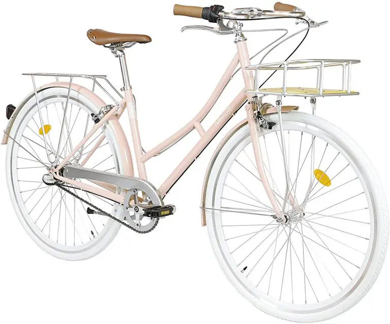 Fabric City Bicicleta de Paseo rosa
