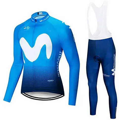 Equipación larga Movistar Team (maillot + culote)