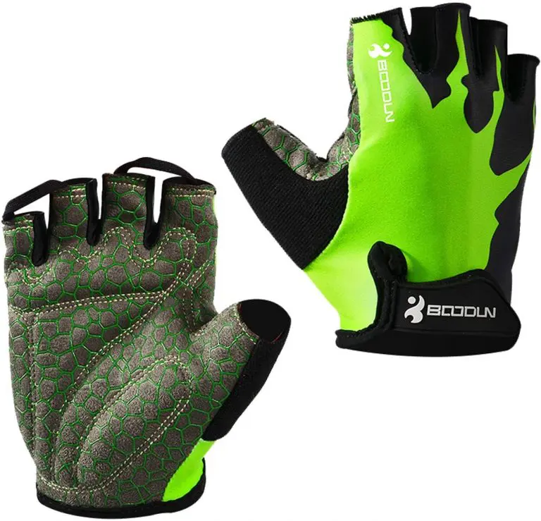 Guantes ciclismo verdes