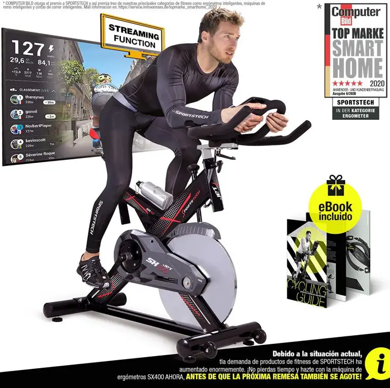Sportstech Bicicleta estática Profesional SX400