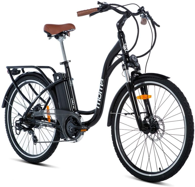 Moma Bikes Bicicleta Electrica Aluminio, Shimano 7V