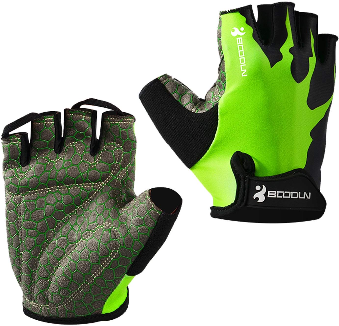 Guantes ciclismo verdes